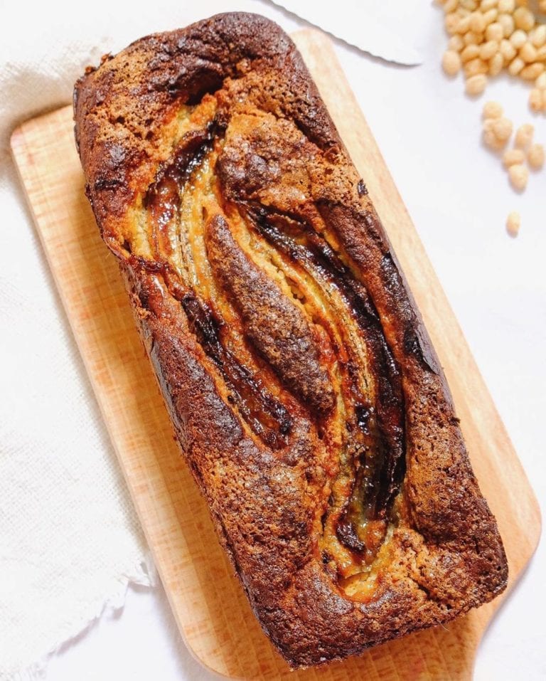 Banana Bread au chocolat blanc - Healthy Alie