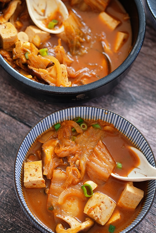 Ragoût coréen au porc et au kimchi (kimchi jjigae)