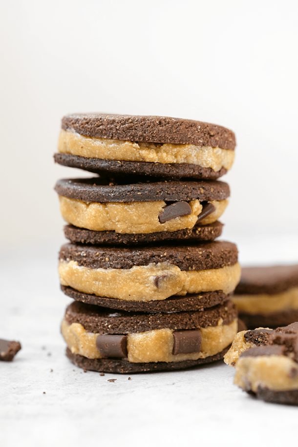 Biscuits fourrés à la cookie dough Healthy Alie