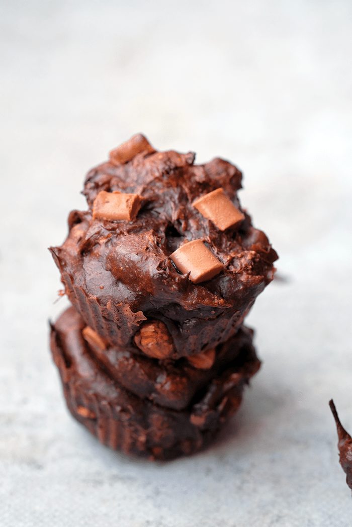 muffins sans farine au chocolat