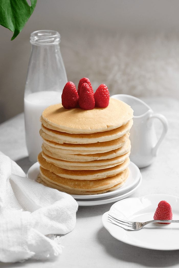 Pancakes à la farine de Pois chiches (sans lactose et sans gluten