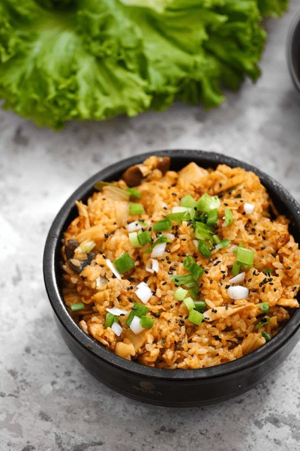 Riz frit au kimchi (kimchi bokkeumbap) rapide et facile Healthy