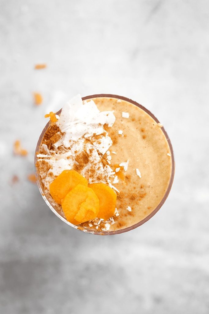 smoothie carrot cake vegan