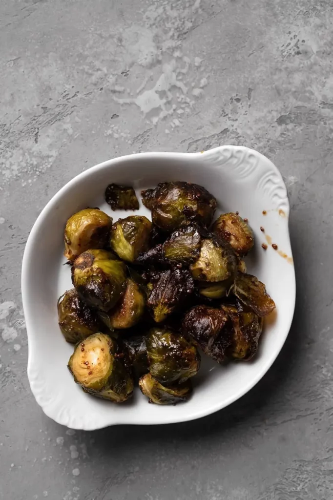 Choux de Bruxelles rôtis au air fryer