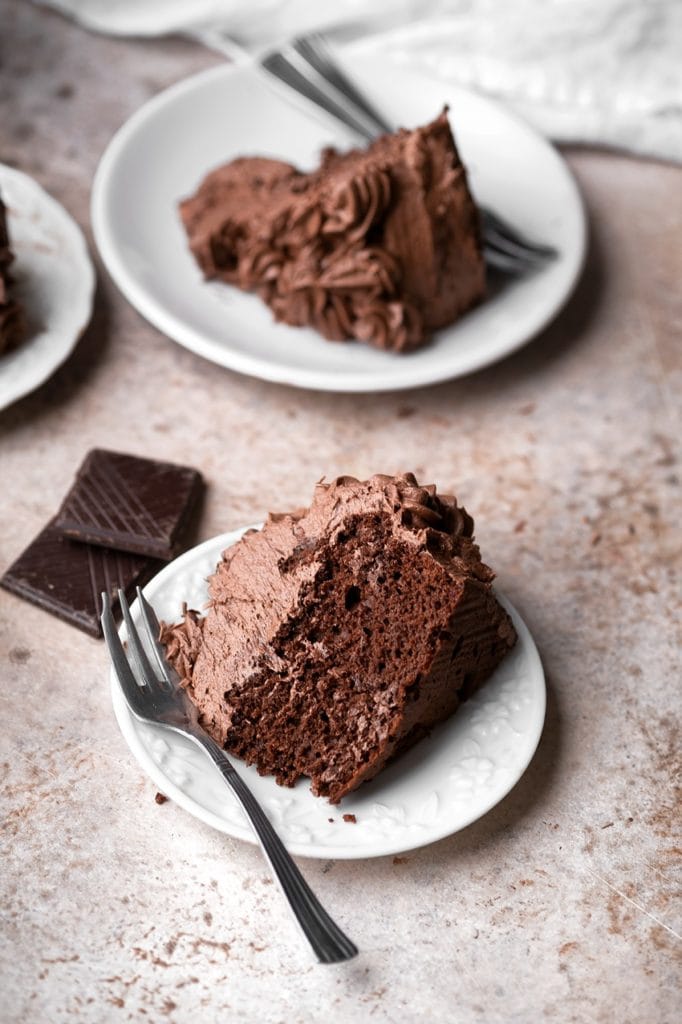 gâteau au chocolat vegan léger healthy avec ganache chocolat coco par healthy alie