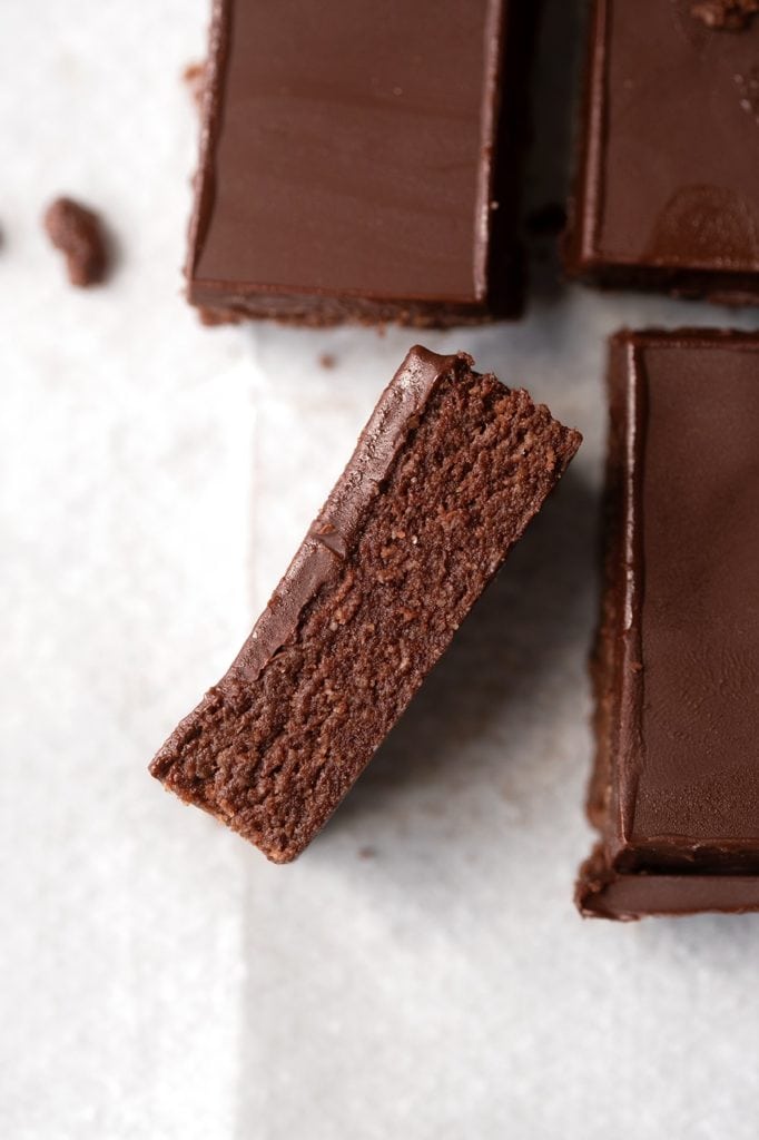 Barres snacks protéinées au chocolat - Healthy Alie