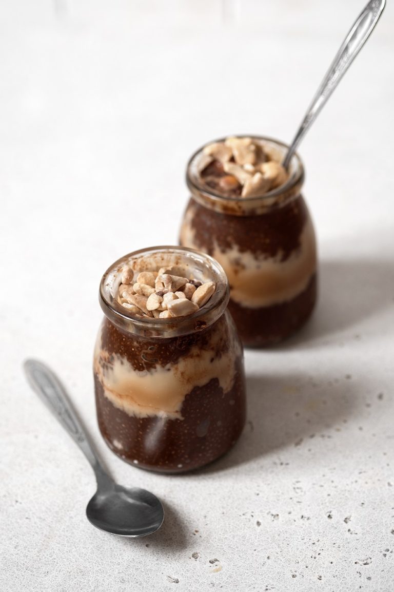 Pudding de chia façon Snickers - Healthy Alie