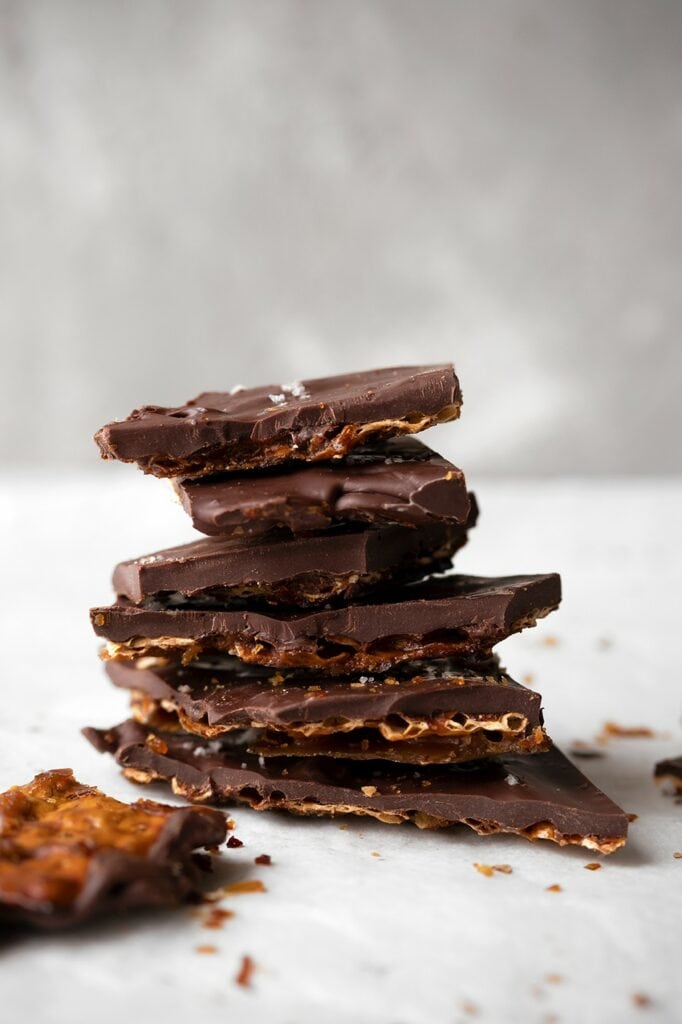 Matzo crunch chocolat caramel - Healthy Alie