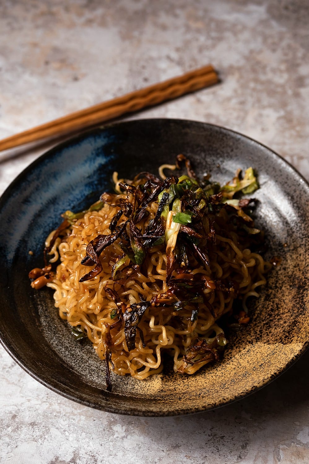 Nouilles udon au beurre de cacahuètes - Healthy Alie