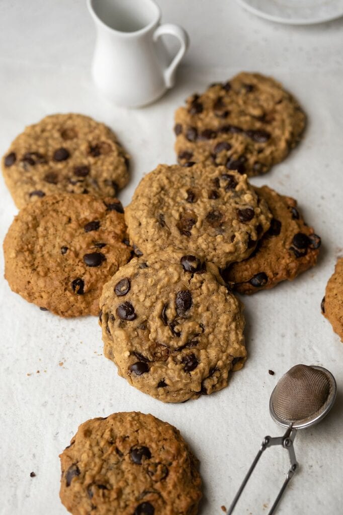 cookies aux flocons d'avoine et aux pepites de chocolat recette vegan