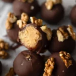 Bouchées banane chocolat healthy avec noix croquantes