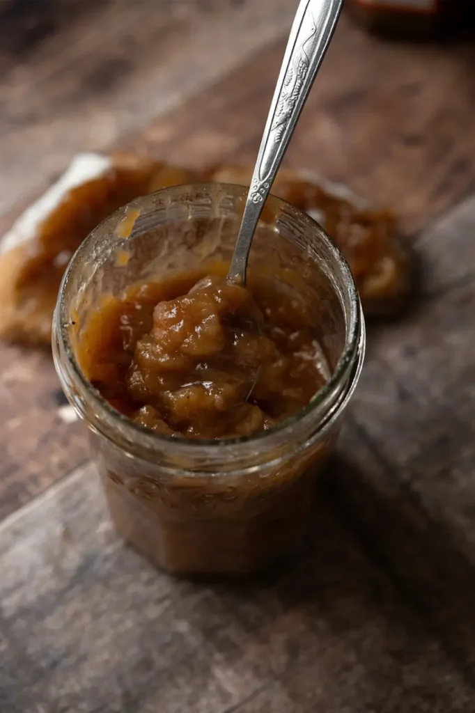 Confiture de banane antillaise maison dans un pot