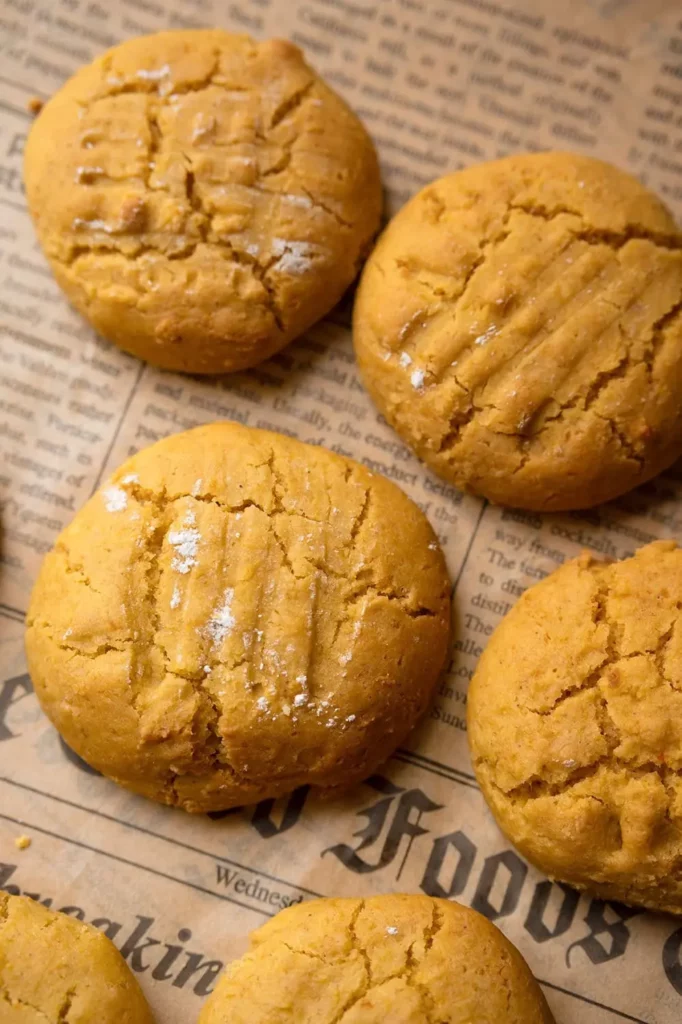 Cookies citrouille tahini vegan et sans gluten